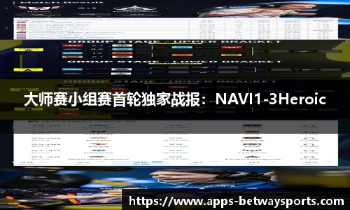 大师赛小组赛首轮独家战报：NAVI1-3Heroic